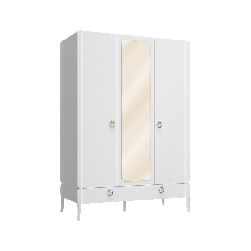 Almila Kleiderschrank Elegant White 3-trig