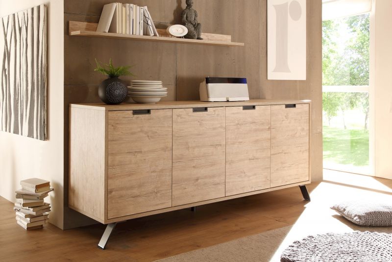 Design Sideboard in Eiche Jonson 4-trig