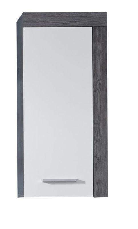 Trendteam Hngeschrank Miami 1-trig Silber Weiss